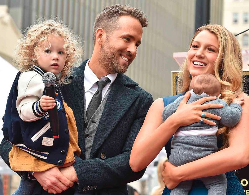 All about Blake Lively with Husband Ryan Reynolds and 4 (four) Kids