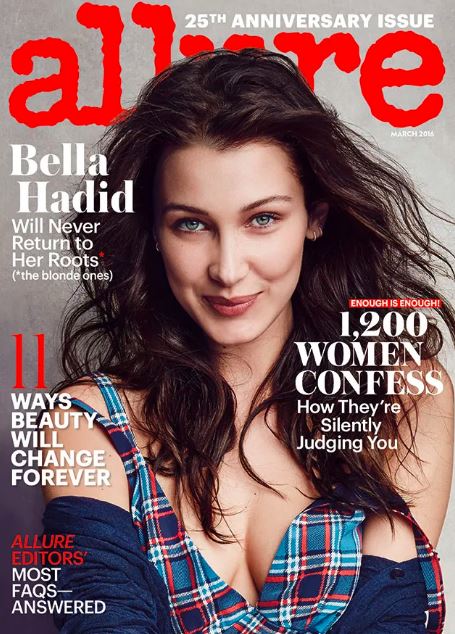 bella hadid Allure