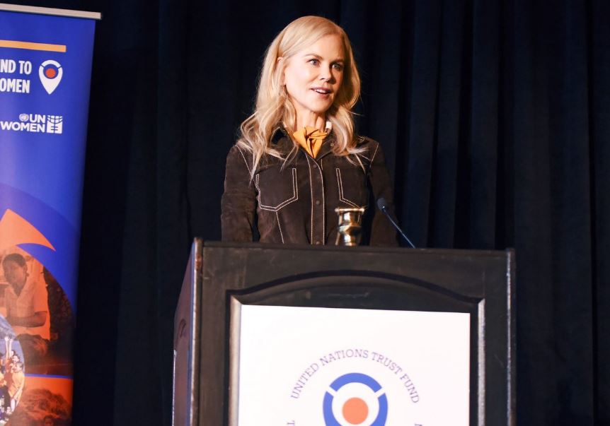 Nicole Kidman philanthropy and UN Women charity work
