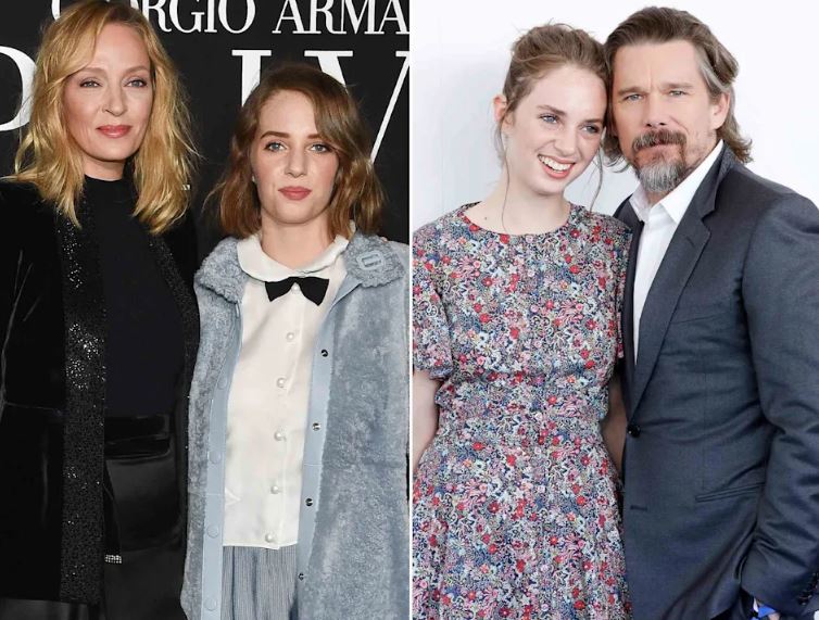 Maya Hawke family parents Ethan Hawke and Uma Thurman